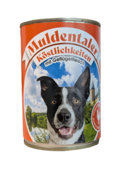 Barfdose mit reinem Geflügelfleisch